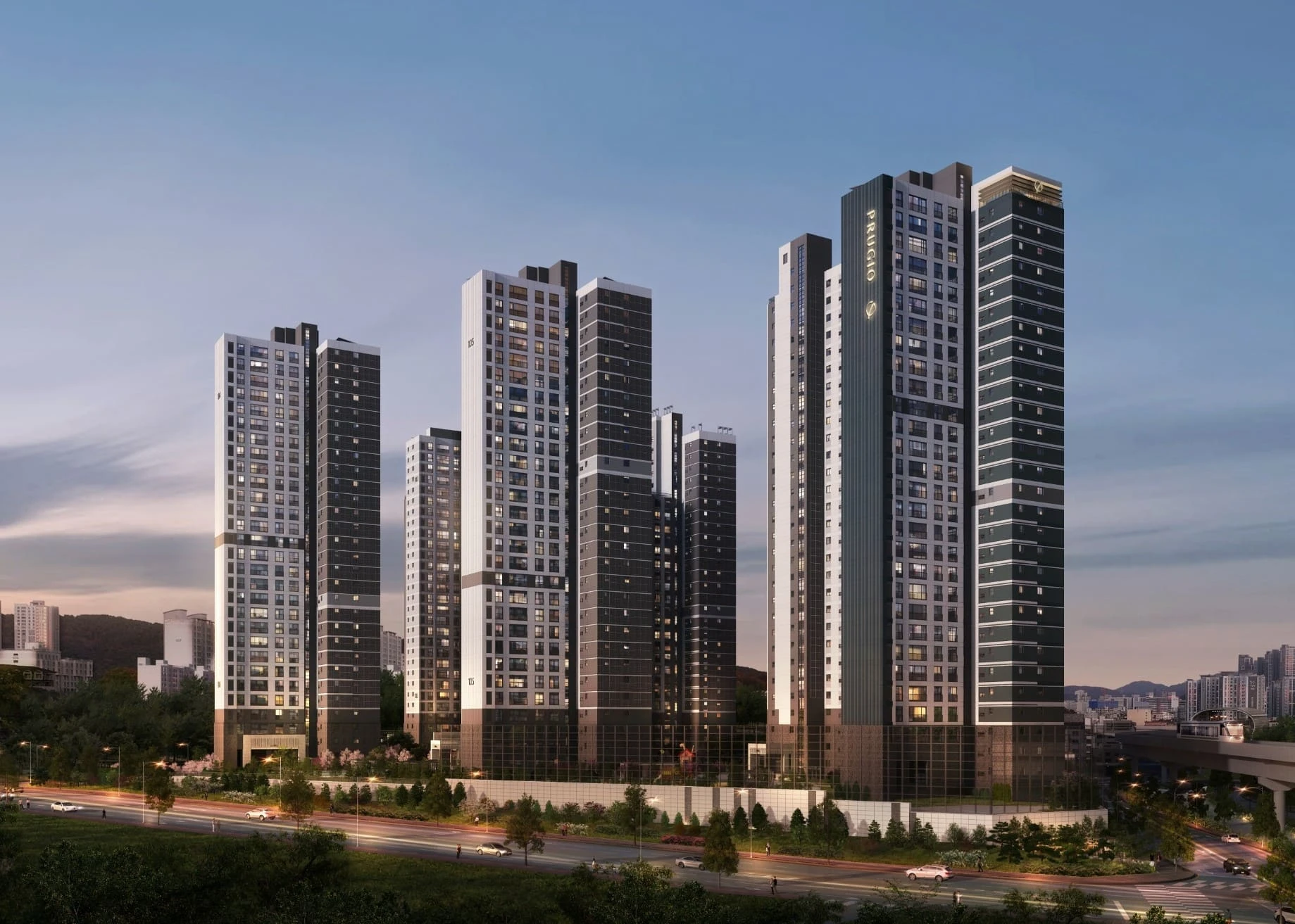 서용인IC 및 수도권제2순환고속도로 인접한 용인 푸르지오 클루센트 입지