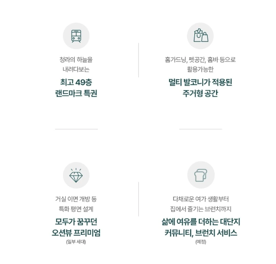 오피스텔 투자자를 위한 청라아크원푸르지오 평면도 및 내부 구조